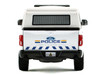 2019 Ford F-150 Lariat Crew Cab Pickup Truck with Camper Box Royal Canadian Mounted Police White Law Enforcement and Public Service Series 1/27 Diecast Model Car Motormax 76647