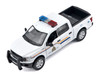 2019 Ford F-150 Lariat Crew Cab Pickup Truck Royal Canadian Mounted Police White with Flashing Light Bar and Front and Rear Lights and Sounds Law Enforcement and Public Service Series 1/24-1/27 Diecast Model Car Motormax 79514