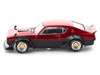Skyline KPGC110 Kenmeri RHD Right Hand Drive Red Metallic and Black 1/64 Diecast Model Car Pop Race PR640266