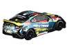 Toyota Pandem GR86 Tengku Djan Ley Blue Metallic with Graphics 1/64 Diecast Model Car Pop Race PR640515