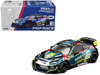 Toyota Pandem GR86 Tengku Djan Ley Blue Metallic with Graphics 1/64 Diecast Model Car Pop Race PR640515