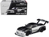 Mazda RX 7 RE Super G Time Attack RHD Right Hand Drive Black and White "The Model Car Show Malaysia 2026 1/64 Diecast Model Car Pop Race PR640516
