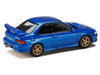 Subaru Impreza WRX Type R Sti Version V RHD Right Hand Drive Sonic Blue Mica JDM64 Series 1/64 Diecast Model Car Hobby Japan HJDM006-20