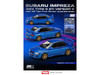 Subaru Impreza WRX Type R Sti Version V RHD Right Hand Drive Sonic Blue Mica JDM64 Series 1/64 Diecast Model Car Hobby Japan HJDM006-20