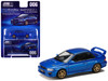 Subaru Impreza WRX Type R Sti Version V RHD Right Hand Drive Sonic Blue Mica JDM64 Series 1/64 Diecast Model Car Hobby Japan HJDM006-20