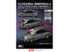 Subaru Impreza WRX Type R Sti Version V RHD Right Hand Drive Cool Gray Metallic JDM64 Series 1/64 Diecast Model Car Hobby Japan HJDM006-21