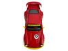 RWB 964 #17 Idlers Club Red with Yellow Accents 1/64 Diecast Model Car Model Model MM64-RWB964-003