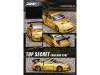 Nissan Top Secret Thailand 350Z RHD Right Hand Drive Gold Metallic with Graphics 1/64 Diecast Model Car Inno Models IN64-350ZTST-TSTOS