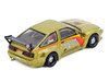 Toyota Levin AE86 RHD Right Hand Drive #86 Pandem Rocket Bunny Gold Metallic with Stripes 1/64 Diecast Model Car Inno Models IN64-AE86P-GLD
