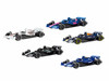 2025 Formula 1 World Championship 5 piece Set Diecast Model Cars by Hot Wheels JLN11