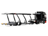Mercedes-Benz Actros Gigaspace Auto Transporter ADVAN Yokohama Black 1/64 Diecast Model GCD KS-069-618