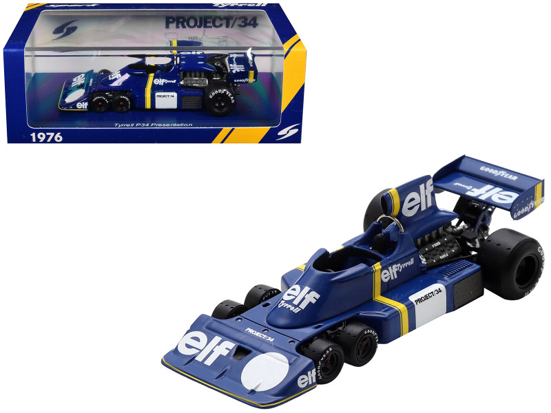 Tyrrell P34 Presentation Formula One F1 World Championship 1976 1/43 Model Car Spark S7315