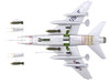 North American F-100 Super Sabre Fighter Aircraft FW 871 National Military Museum Soesterberg Netherlands United States Air Force Air Power Series 1/72 Diecast Model Hobby Master HA2127