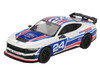 Ford Mustang Dark Horse #24 Ford Performance Racing School White with Red and Blue Graphics Limited Edition 1/64 Diecast Model Car Mini GT MGT01172