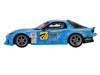 Mazda RX-7 RE-Amemiya RHD Right Hand Drive Blue with Graphics D1GP 2025 Limited Edition 1/64 Diecast Model Car Mini GT MGT01195