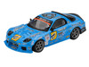 Mazda RX-7 RE-Amemiya RHD Right Hand Drive Blue with Graphics D1GP 2025 Limited Edition 1/64 Diecast Model Car Mini GT MGT01195