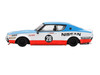 Nissan Skyline Kenmeri RHD Right Hand Drive #28 Liberty Walk - Nissan Racing 1975 Concept Blue and White with Red Stripes Limited Edition 1/64 Diecast Model Car Mini GT MGT01212