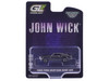1969 Ford Mustang Boss 429 Silver Chrome Edition with Black Stripes John Wick 2014 Movie Hobby Exclusive Series 1/64 Diecast Model Car Greenlight 30557