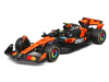 McLaren MCL39 #4 Lando Norris Winner Formula One F1 Australian GP 2025 with Display Case Race Series 1/43 Diecast Model Car Bburago 38249LN