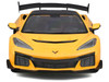Chevrolet Corvette ZR1 Coupe Yellow with Carbon Top Special Edition Series 1/18 Diecast Model Car Maisto 31475Y