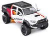 2023 Toyota Tacoma TRD PRO Off Road Pickup Truck White with Graphics and Roof Rack Maisto Design Series 1/27 Diecast Model Car Maisto 32546W