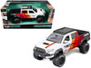 2023 Toyota Tacoma TRD PRO Off Road Pickup Truck White with Graphics and Roof Rack Maisto Design Series 1/27 Diecast Model Car Maisto 32546W