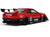 2020 Nissan Skyline GT-R (R34) LB-Super Silhouette RHD (Right Hand Drive) #5 Red and Black 1/18 Model Car GT Spirit GT570