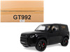 2021 Land Rover Defender 90 P400 X-Dynamic HSE Black Metallic 1/18 Model Car GT Spirit GT992