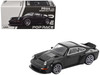Singer DLS Turbo Black Metallic 1/64 Diecast Model Car Pop Race PR640292