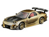 Mazda RX7 FD3S RE Amemiya RHD Right Hand Drive Gold Metallic with Carbon Hood Thailand Diecast Expo 2026 1/64 Diecast Model Car Pop Race PR640512
