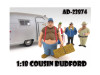 Cousin Budford "Trailer Park" Figure For 1:18 Scale Diecast Model Cars American Diorama 23874