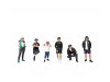 LB Nation 6 piece Figure Set for 1/24 1/24 Scale Models American Diorama 25501-25502-25503-25504-25505-25506