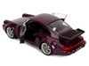 Porsche 911 3.6 Turbo Purple Metallic Pink Slips Series 1/18 Diecast Model Car Jada 36466