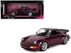 Porsche 911 3.6 Turbo Purple Metallic Pink Slips Series 1/18 Diecast Model Car Jada 36466