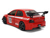 2006 Mitsubishi Lancer Evolution IX RHD Right Hand Drive #26 Red with White Graphics JDM Tuners Series 1/24 Diecast Model Car Jada 38058