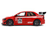 2006 Mitsubishi Lancer Evolution IX RHD Right Hand Drive #26 Red with White Graphics JDM Tuners Series 1/24 Diecast Model Car Jada 38058