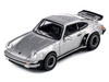1975 Porsche 930 Turbo Silver Metallic Collection Series 1/64 Diecast Model Car Majorette MJ8505001003