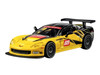 2005 Chevrolet Corvette C6R #69 Yellow and Black Collection Series 1/64 Diecast Model Car Majorette MJ8505001006