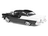 1957 Chevrolet One-Fifty Sedan Black and White 1/64 Diecast Model Car IXO Models IA64009