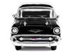 1957 Chevrolet One-Fifty Sedan Black and White 1/64 Diecast Model Car IXO Models IA64009