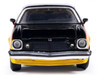 1976 Chevrolet Camaro Rally Sport Black and Yellow with Red Stripes 1/64 Diecast Model Car IXO Models IA64011