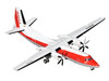 Fokker F50 Commercial Aircraft Avianca Colombia PH-AVJ White with Red Stripes Gemini 200 Series 1/200 Diecast Model Airplane GeminiJets G2AVA1500