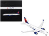 Airbus A220-300 Commercial Aircraft Delta Air Lines N306DU White with Red and Blue Tail Gemini 200 Series 1/200 Diecast Model Airplane GeminiJets G2DAL1421