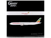 Boeing 777-9 Commercial Aircraft Ethiopian AirlinesET-BBX White with Tail Stripes Gemini 200 Series 1/200 Diecast Model Airplane GeminiJets G2ETH1324