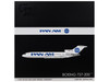 Boeing 727-200 Commercial Aircraft Pan American World Airways - Clipper Goodwill N368PA White with Blue Tail Graphics Gemini 200 Series 1/200 Diecast Model Airplane GeminiJets G2PAA1408