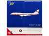 Boeing VC-25B Transport Aircraft Air Force One - United States of America 31000 White and Blue with Red Stripes 1/400 Diecast Model Airplane GeminiJets GJAFO2401