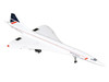 BAC/Aerospatiale Concorde Commercial Aircraft British Airways G-BOAA White with Red Stripes and Blue Tail 1/400 Diecast Model Airplane GeminiJets GJBAW2390