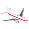 Boeing 737-600 Transport Aircraft EG&G - Janet Airlines N319BD White with Red Stripes 1/400 Diecast Model Airplane GeminiJets GJEGG2419