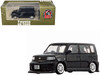 Toyota bB 2000 Van Black with Extra Accessories 1/64 Diecast Model Car BM Creations 64B0372