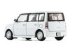 Toyota bB 2000 Van White with Extra Accessories 1/64 Diecast Model Car BM Creations 64B0374